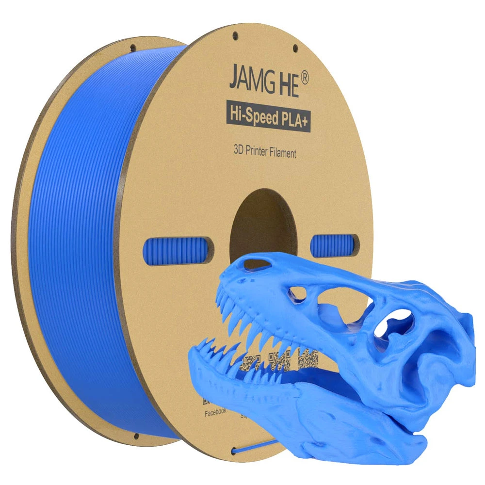 Jamg He - Hi-Speed PLA+ - Bleu (Blue) - 1,75 Mm - 1 Kg 1 Jamg He - Hi-Speed PLA+ - Bleu (Blue) - 1,75 Mm - 1 Kg