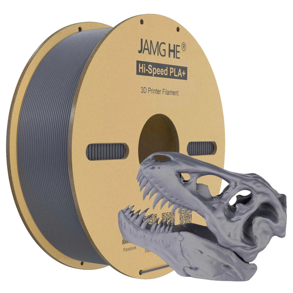 Jamg He - Hi-Speed PLA+ - Gris (Grey) - 1,75 Mm - 1 Kg 1 Jamg He - Hi-Speed PLA+ - Gris (Grey) - 1,75 Mm - 1 Kg