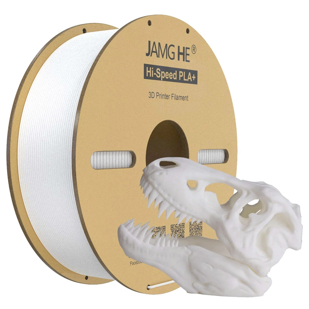 Jamg He - Hi-Speed PLA+ - Blanc (White) - 1,75 Mm - 1 Kg 1 Jamg He - Hi-Speed PLA+ - Blanc (White) - 1,75 Mm - 1 Kg