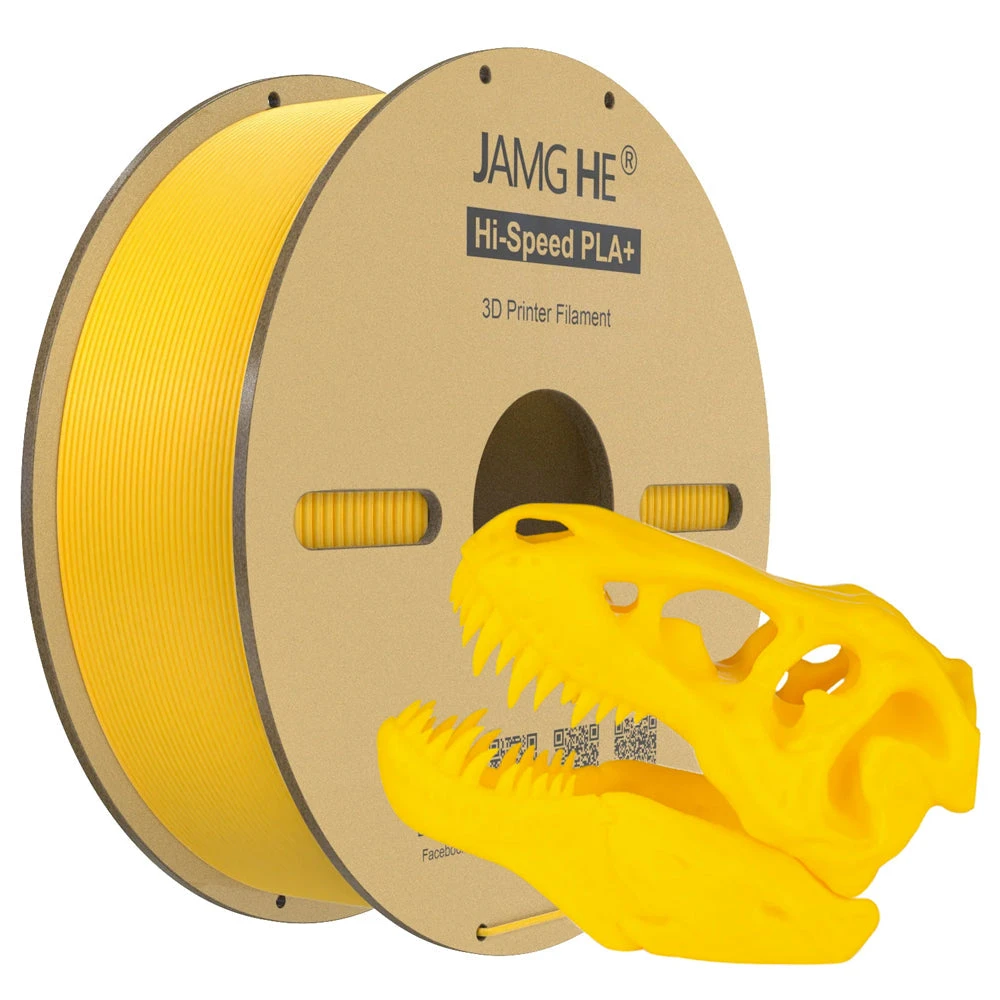 Jamg He - Hi-Speed PLA+ - Jaune (Yellow) - 1,75 Mm - 1 Kg 1 Jamg He - Hi-Speed PLA+ - Jaune (Yellow) - 1,75 Mm - 1 Kg