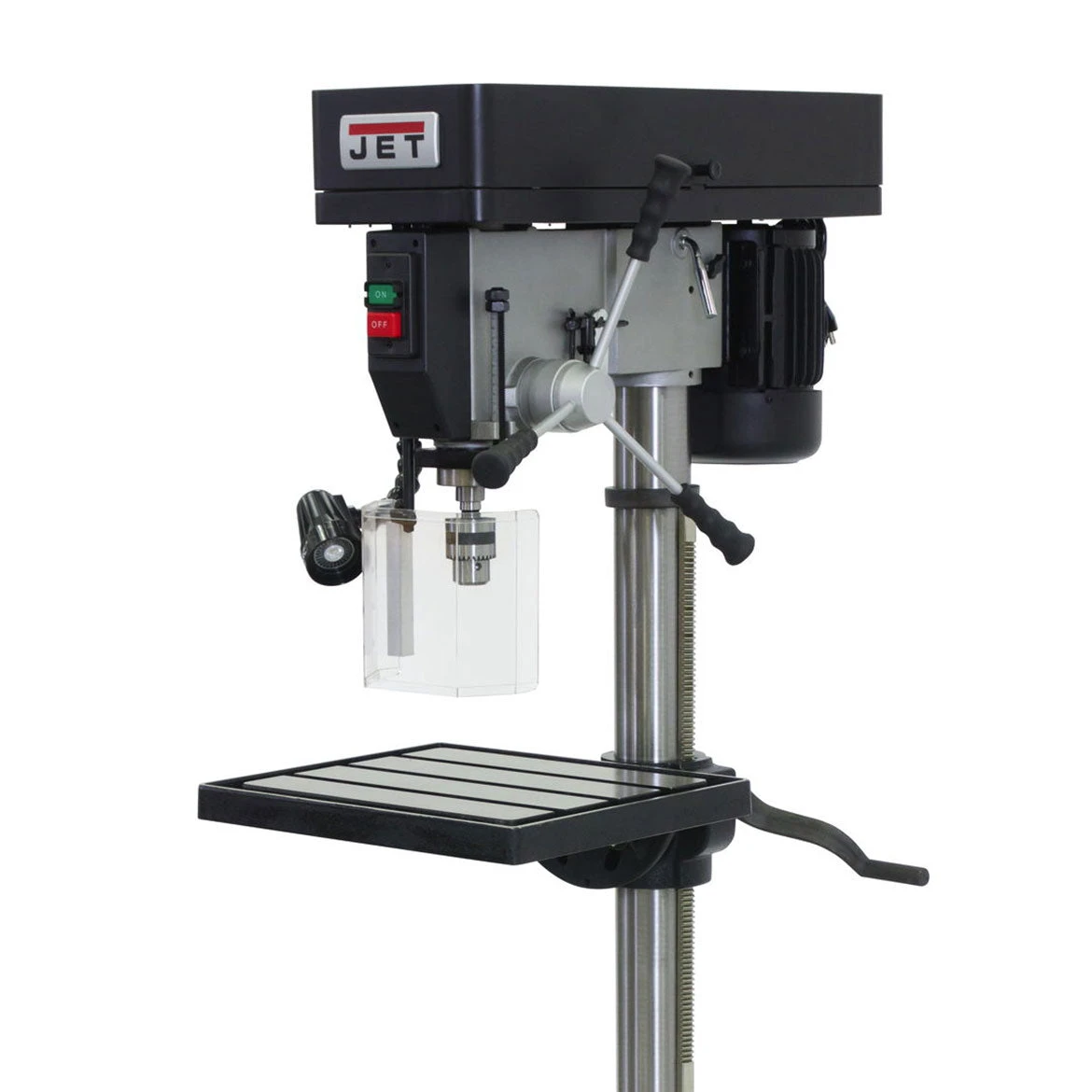 JET IDP-22 1-Hp 115/230V 22" Heavy Duty Industrial Floor Model Drill Press 2 JET IDP-22 1-Hp 115/230V 22" Heavy Duty Industrial Floor Model Drill Press – Image 2