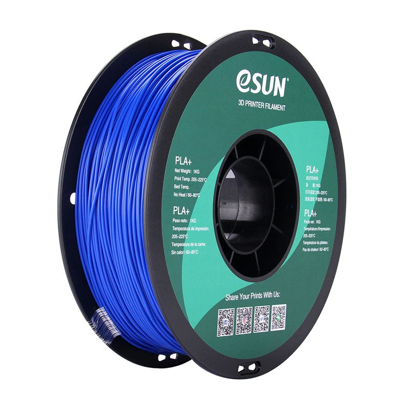ESun - PLA+ - Bleu (Blue) - 1,75 Mm - 1 Kg 4 ESun - PLA+ - Bleu (Blue) - 1,75 Mm - 1 Kg – Image 4
