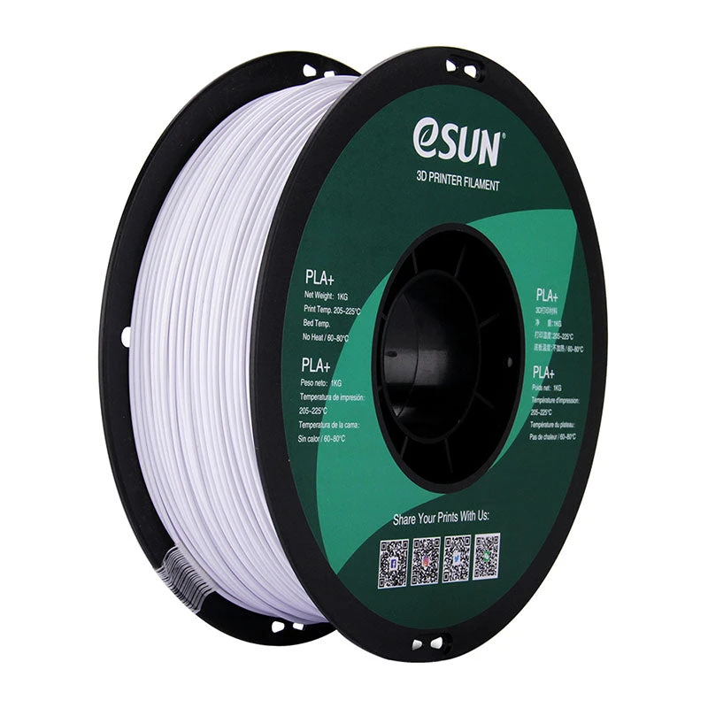 ESun Pack PLA+ Blanc Froid (Cold White) 9 Bobines + 1 OFFERTE 2 ESun Pack PLA+ Blanc Froid (Cold White) 9 Bobines + 1 OFFERTE – Image 2