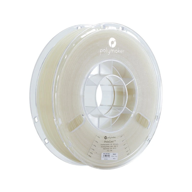 Polymaker - PolyCast Calcinable - Naturel (Natural) - 1.75 Mm - 750 G 1 Polymaker - PolyCast Calcinable - Naturel (Natural) - 1.75 Mm - 750 G