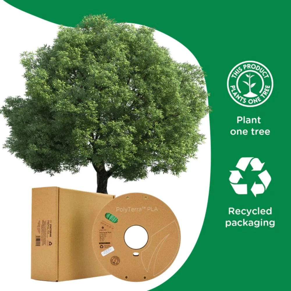 Polymaker - PolyTerra PLA - Vert Doux (Muted Green) - 1,75 Mm - 1 Kg 3 Polymaker - PolyTerra PLA - Vert Doux (Muted Green) - 1,75 Mm - 1 Kg – Image 3