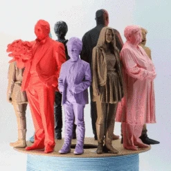 Panchroma Dual PLA - Mat Grenouille Gris - Orange (Matte Foggy Orange Grey-Orange) - 1,75 Mm - 1 Kg -3D Prima Boutique revolver 5