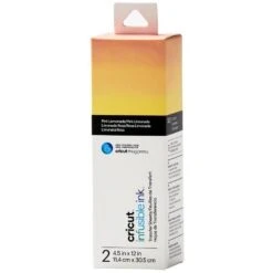 Cricut -Infusible Ink - 2 Feuilles - Pink Lemonade Pattern - 11 X 30 Cm