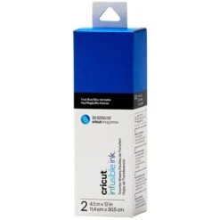 Cricut - 2 Feuilles De Transfert Infusible Ink - Bleu - (11,4x30,5cm)