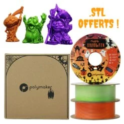 Polymaker - Pack Halloween Édition Limitée + Fichiers .stl Offerts