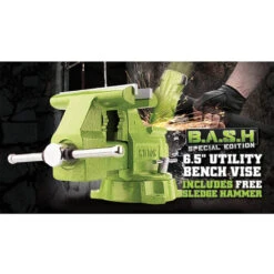 Wilton 11128BH 6-1/2-Inch Versatile Utility Bench Vise And Sledge Hammer Combo -3D Prima Boutique wlt 11128bh 3