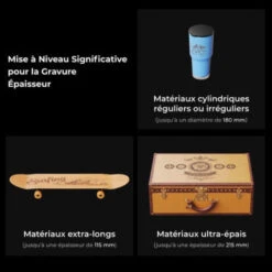 XTool - P2 - Base Réhausseur (River Base) - Noir -3D Prima Boutique xTool P2 Rehausseur 4 541b8e63 3523 49d1 a4eb bb95b806ed80