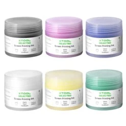 XTool - Screen Printer 1.0 - Kit 6 Encres Basiques (Ink Basic Set) - 100 Ml