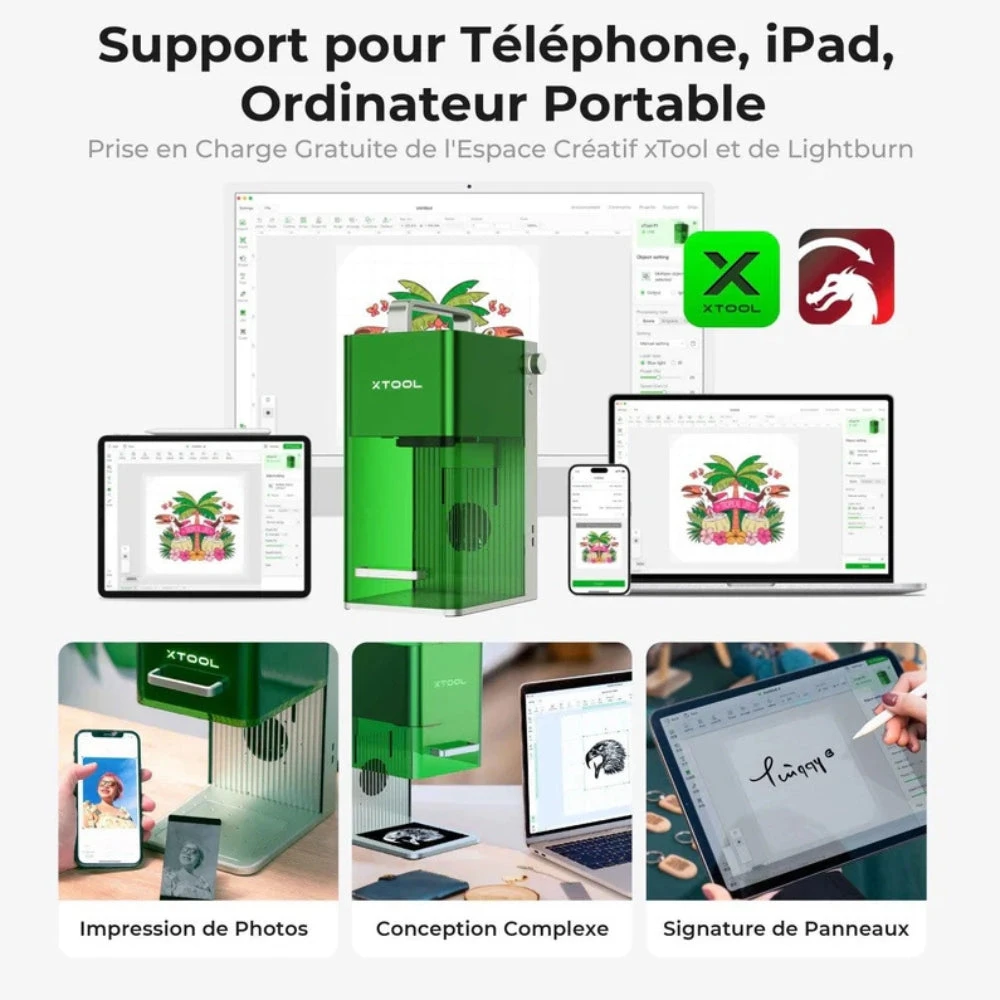 XTool - F1 - Pack Starter Graveur Laser Portable IR Et Diode 7 XTool - F1 - Pack Starter Graveur Laser Portable IR Et Diode – Image 7