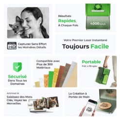 XTool - F1 Lite - Kit De Luxe 11 XTool - F1 Lite - Kit De Luxe -3D Prima Boutique xTool F1 Lite 3 2