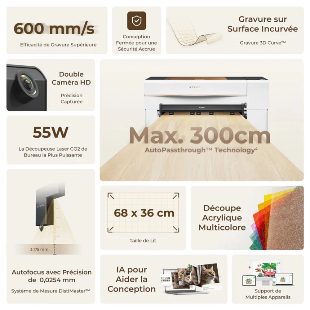 XTool - P2S55W - Autonome 3 XTool - P2S55W - Autonome – Image 3