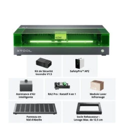 XTool - S1 40 W + IR 1064 Mm - Kit Complet