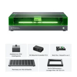 XTool - S1 20W - Kit De Luxe Avec Kit Sécurité OFFERT
