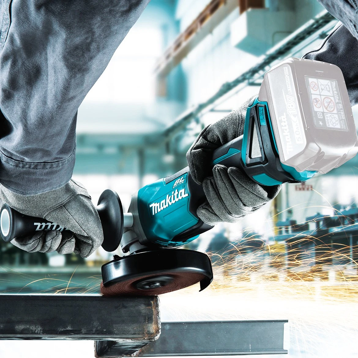 Makita XAG09Z 18-Volt 5-Inch Cordless Cut-Off/Angle Grinder - Bare Tool 7 Makita XAG09Z 18-Volt 5-Inch Cordless Cut-Off/Angle Grinder - Bare Tool – Image 7