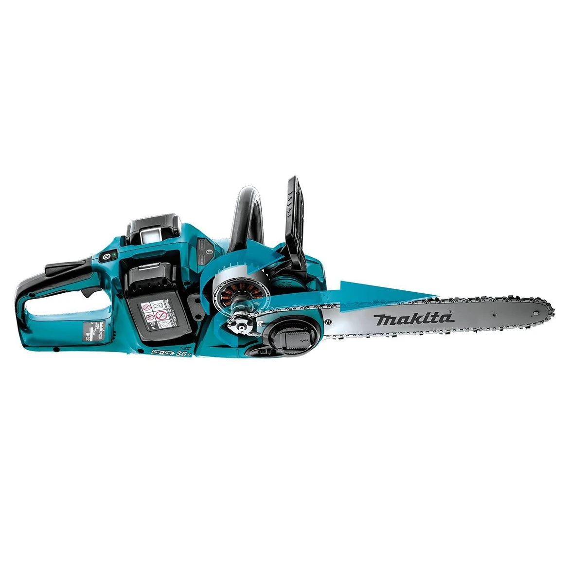 Makita X2 XCU04PT 36-Volt LXT 16-Inch Brushless Cordless Chainsaw Kit 3 Makita X2 XCU04PT 36-Volt LXT 16-Inch Brushless Cordless Chainsaw Kit – Image 3