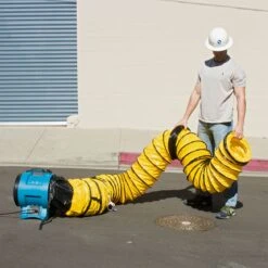 XPower 8DH15 8-Inch X 15-Foot Extra Flexible Ventilation PVC Duct Hose -3D Prima Boutique xpr 8dh15 3