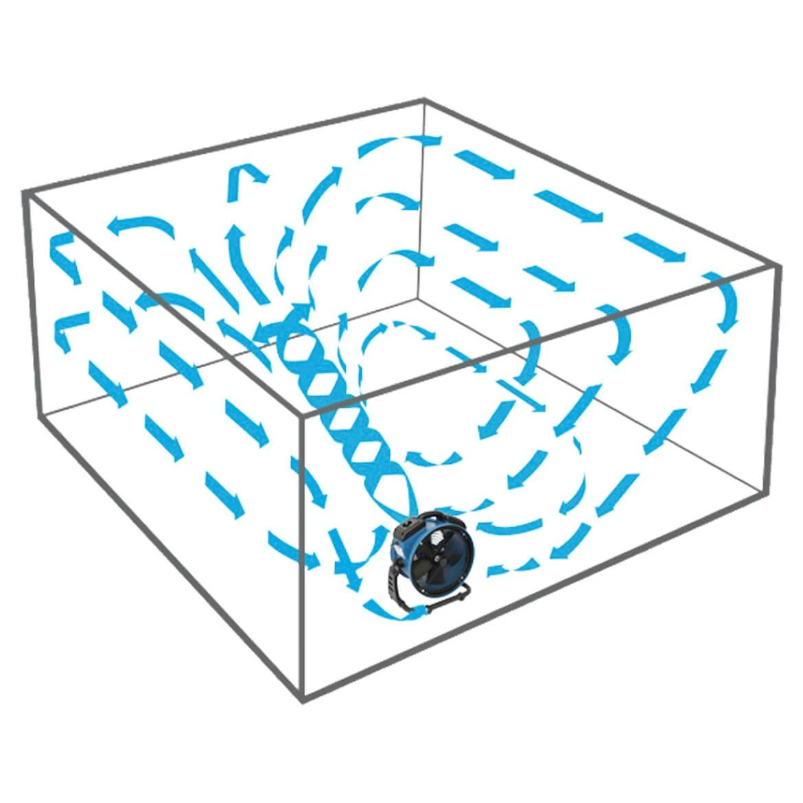 XPower FC-420 1/4-Hp 2.8-Amp 3,600-Cfm 5-Speed Pro Air Circulator Utility Fan 8 XPower FC-420 1/4-Hp 2.8-Amp 3,600-Cfm 5-Speed Pro Air Circulator Utility Fan – Image 8