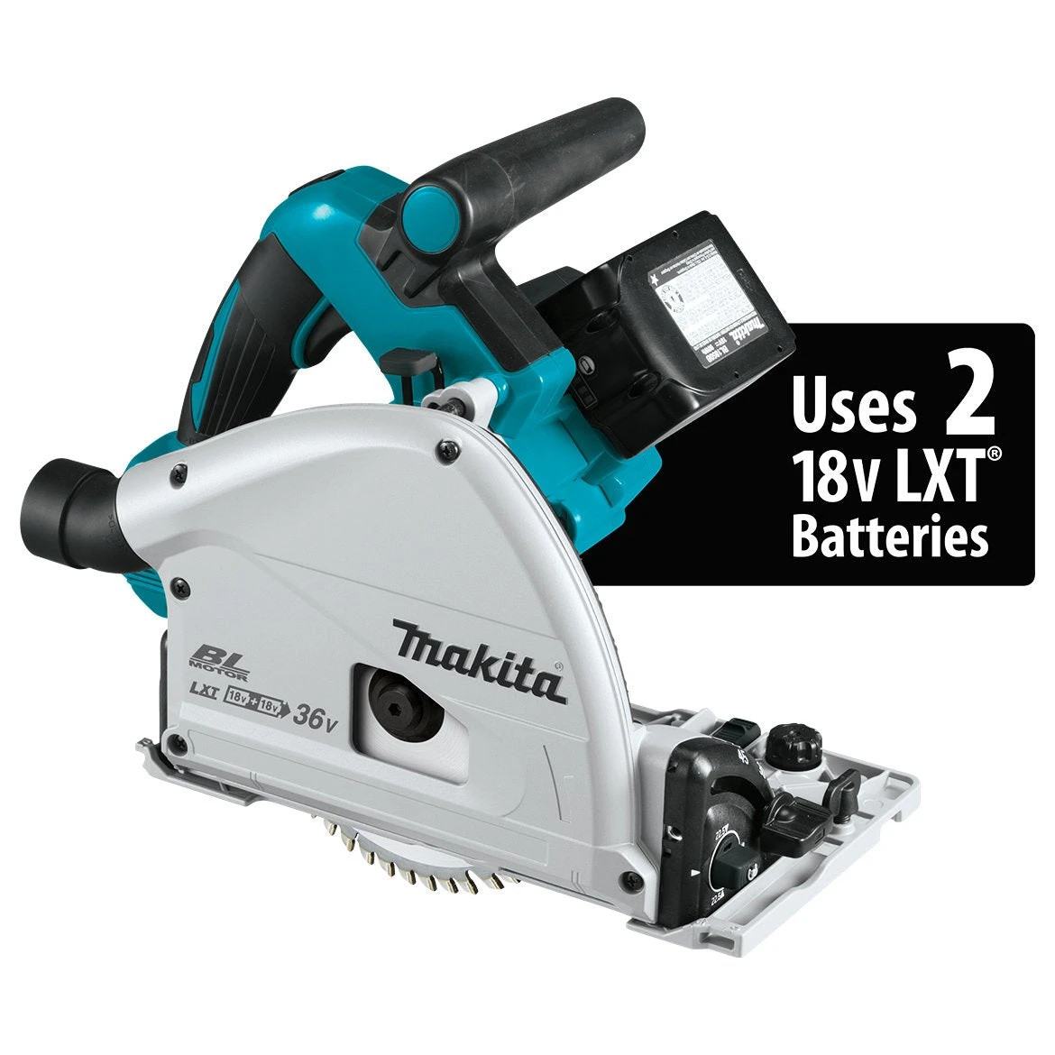 Makita XPS01PTJ 36-Volt 6-1/2-Inch X2 LXT Cordless Plunge Circular Saw Kit 2 Makita XPS01PTJ 36-Volt 6-1/2-Inch X2 LXT Cordless Plunge Circular Saw Kit – Image 2