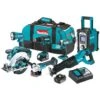 Makita XT704 18-Volt 7-Tool 3.0Ah LXT Cordles Drivers And Saws Combo Kit